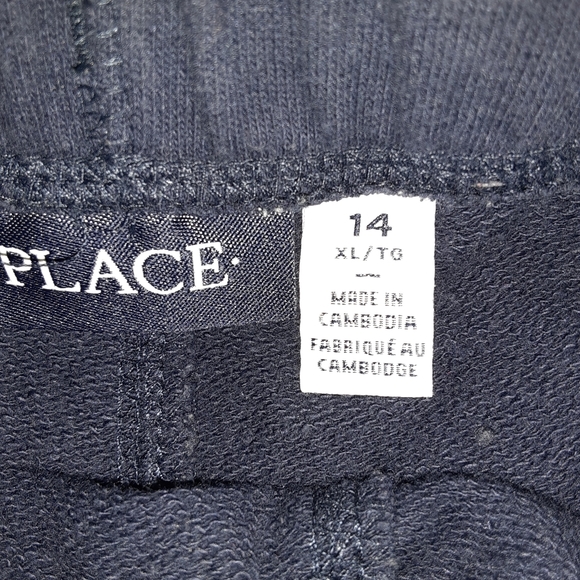 Childrens Place blue shorts pull tie front Boys size 14 - Picture 3 of 3